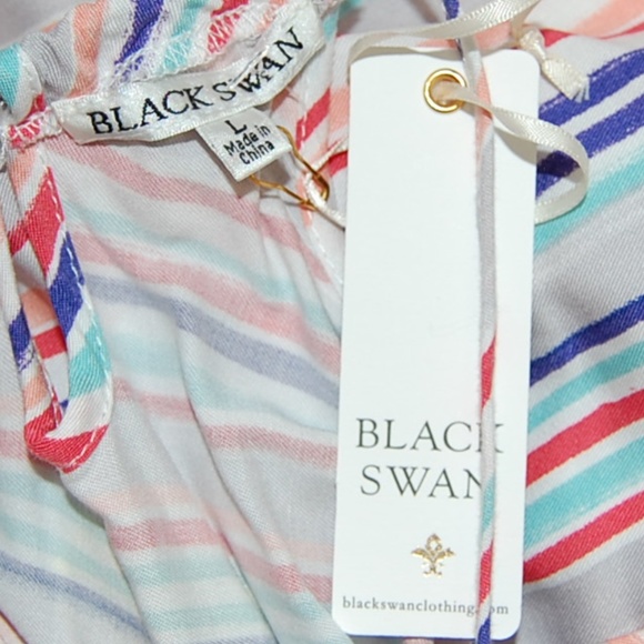 Striped Keyhole Flowy Tank Top (NWT) - Picture 7 of 7